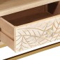 vidaXL TV-Schrank 110x30x40 cm Massivholz Mango und Eisen vidaXL TV-Schrank 110x30x40 cm Massivholz Mango und Eisen
