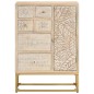 vidaXL Sideboard 55x30x76 cm Massivholz Mango und Eisen vidaXL Sideboard 55x30x76 cm Massivholz Mango und Eisen