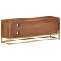 vidaXL TV-Schrank 110x30x40 cm Massivholz Mango und Eisen vidaXL TV-Schrank 110x30x40 cm Massivholz Mango und Eisen