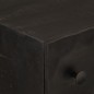vidaXL Kommode Schwarz 55x30x76 cm Massivholz Mango und Eisen vidaXL Kommode Schwarz 55x30x76 cm Massivholz Mango und Eisen
