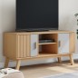 vidaXL TV-Schrank OLDEN Grau und Braun 114x43x57 cm Massivholz Kiefer vidaXL TV-Schrank OLDEN Grau und Braun 114x43x57 cm Massivholz Kiefer