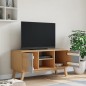 vidaXL TV-Schrank OLDEN Grau und Braun 114x43x57 cm Massivholz Kiefer vidaXL TV-Schrank OLDEN Grau und Braun 114x43x57 cm Massivholz Kiefer