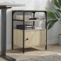 vidaXL Druckerständer 3 Ablagen Sonoma-Eiche 50x40x76 cm vidaXL Druckerständer 3 Ablagen Sonoma-Eiche 50x40x76 cm