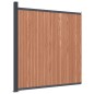 vidaXL Zaunelement Braun 173x186 cm WPC vidaXL Zaunelement Braun 173x186 cm WPC