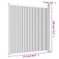 vidaXL Zaunelement Braun 173x186 cm WPC vidaXL Zaunelement Braun 173x186 cm WPC