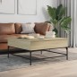 vidaXL Couchtisch Sonoma-Eiche 95x95x45 cm Holzwerkstoff und Metall vidaXL Couchtisch Sonoma-Eiche 95x95x45 cm Holzwerkstoff und Metall