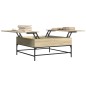vidaXL Couchtisch Sonoma-Eiche 95x95x45 cm Holzwerkstoff und Metall vidaXL Couchtisch Sonoma-Eiche 95x95x45 cm Holzwerkstoff und Metall