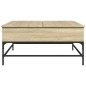 vidaXL Couchtisch Sonoma-Eiche 95x95x45 cm Holzwerkstoff und Metall vidaXL Couchtisch Sonoma-Eiche 95x95x45 cm Holzwerkstoff und Metall