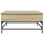 vidaXL Couchtisch Sonoma-Eiche 95x95x45 cm Holzwerkstoff und Metall vidaXL Couchtisch Sonoma-Eiche 95x95x45 cm Holzwerkstoff und Metall