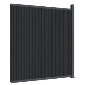 vidaXL Zaunelement Grau 173x186 cm WPC