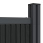 vidaXL Zaunelement Grau 173x186 cm WPC vidaXL Zaunelement Grau 173x186 cm WPC