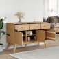 vidaXL Sideboard OLDEN Braun 114x43x73,5 cm Massivholz Kiefer vidaXL Sideboard OLDEN Braun 114x43x73,5 cm Massivholz Kiefer