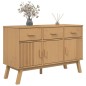 vidaXL Sideboard OLDEN Braun 114x43x73,5 cm Massivholz Kiefer vidaXL Sideboard OLDEN Braun 114x43x73,5 cm Massivholz Kiefer