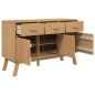 vidaXL Sideboard OLDEN Braun 114x43x73,5 cm Massivholz Kiefer vidaXL Sideboard OLDEN Braun 114x43x73,5 cm Massivholz Kiefer