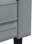 vidaXL Chesterfield-Sofa 2-Sitzer Hellgrau Stoff vidaXL Chesterfield-Sofa 2-Sitzer Hellgrau Stoff