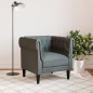vidaXL Chesterfield-Sessel Dunkelgrau Stoff vidaXL Chesterfield-Sessel Dunkelgrau Stoff