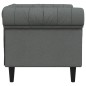 vidaXL Chesterfield-Sessel Dunkelgrau Stoff vidaXL Chesterfield-Sessel Dunkelgrau Stoff