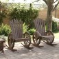 vidaXL Adirondack-Schaukelstühle 2 Stk. Massivholz Tanne vidaXL Adirondack-Schaukelstühle 2 Stk. Massivholz Tanne