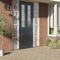 vidaXL Fensterfolien 4 Stk. Matt Blumen-Muster PVC vidaXL Fensterfolien 4 Stk. Matt Blumen-Muster PVC