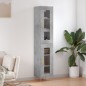 Highboard Betongrau 34,5x34x180 cm Holzwerkstoff Highboard Betongrau 34,5x34x180 cm Holzwerkstoff