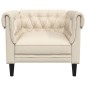 vidaXL Sessel Chesterfield Leinen vidaXL Sessel Chesterfield Leinen