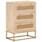 vidaXL Kommode 55x30x76 cm Massivholz Mango und Eisen vidaXL Kommode 55x30x76 cm Massivholz Mango und Eisen