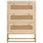 vidaXL Kommode 55x30x76 cm Massivholz Mango und Eisen vidaXL Kommode 55x30x76 cm Massivholz Mango und Eisen