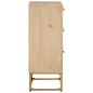 vidaXL Kommode 55x30x76 cm Massivholz Mango und Eisen vidaXL Kommode 55x30x76 cm Massivholz Mango und Eisen