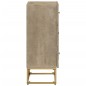 vidaXL Kommode 55x30x76 cm Massivholz Mango und Eisen vidaXL Kommode 55x30x76 cm Massivholz Mango und Eisen