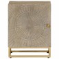 vidaXL Nachttisch 40x30x50 cm Massivholz Mango und Eisen vidaXL Nachttisch 40x30x50 cm Massivholz Mango und Eisen