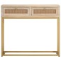 vidaXL Konsolentisch 90x30x76 cm Massivholz Mango und Eisen vidaXL Konsolentisch 90x30x76 cm Massivholz Mango und Eisen