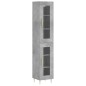 Highboard Betongrau 34,5x34x180 cm Holzwerkstoff Highboard Betongrau 34,5x34x180 cm Holzwerkstoff