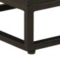 vidaXL Nachttisch Schwarz 40x30x50 cm Massivholz Mango und Eisen vidaXL Nachttisch Schwarz 40x30x50 cm Massivholz Mango und Eisen