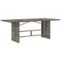 vidaXL 9-tlg. Garten-Essgruppe mit Kissen Grau Poly Rattan vidaXL 9-tlg. Garten-Essgruppe mit Kissen Grau Poly Rattan