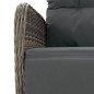 vidaXL 9-tlg. Garten-Essgruppe mit Kissen Grau Poly Rattan vidaXL 9-tlg. Garten-Essgruppe mit Kissen Grau Poly Rattan