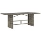 vidaXL 7-tlg. Garten-Essgruppe mit Kissen Grau Poly Rattan vidaXL 7-tlg. Garten-Essgruppe mit Kissen Grau Poly Rattan