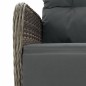 vidaXL 7-tlg. Garten-Essgruppe mit Kissen Grau Poly Rattan vidaXL 7-tlg. Garten-Essgruppe mit Kissen Grau Poly Rattan