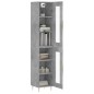 Highboard Betongrau 34,5x34x180 cm Holzwerkstoff Highboard Betongrau 34,5x34x180 cm Holzwerkstoff