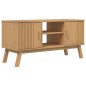 vidaXL TV-Schrank OLDEN Braun 114x43x57 cm Massivholz Kiefer vidaXL TV-Schrank OLDEN Braun 114x43x57 cm Massivholz Kiefer