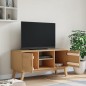 vidaXL TV-Schrank OLDEN Braun 114x43x57 cm Massivholz Kiefer vidaXL TV-Schrank OLDEN Braun 114x43x57 cm Massivholz Kiefer