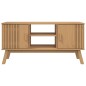 vidaXL TV-Schrank OLDEN Braun 114x43x57 cm Massivholz Kiefer vidaXL TV-Schrank OLDEN Braun 114x43x57 cm Massivholz Kiefer