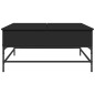 vidaXL Couchtisch Schwarz 95x95x45 cm Holzwerkstoff und Metall vidaXL Couchtisch Schwarz 95x95x45 cm Holzwerkstoff und Metall