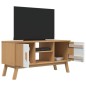 vidaXL TV-Schrank OLDEN Weiß und Braun 114x43x57 cm Massivholz Kiefer vidaXL TV-Schrank OLDEN Weiß und Braun 114x43x57 cm Massivholz Kiefer