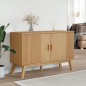 vidaXL Sideboard OLDEN Braun 114x43x73,5 cm Massivholz Kiefer vidaXL Sideboard OLDEN Braun 114x43x73,5 cm Massivholz Kiefer