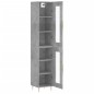 Highboard Betongrau 34,5x34x180 cm Holzwerkstoff Highboard Betongrau 34,5x34x180 cm Holzwerkstoff