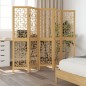 vidaXL 5-tlg. Raumteiler Braun Massivholz Paulownia vidaXL 5-tlg. Raumteiler Braun Massivholz Paulownia