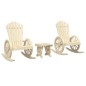 vidaXL 3-tlg. Garten-Lounge-Set Massivholz Tanne vidaXL 3-tlg. Garten-Lounge-Set Massivholz Tanne