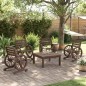 vidaXL Gartenstühle 4 Stk. Massivholz Tanne vidaXL Gartenstühle 4 Stk. Massivholz Tanne