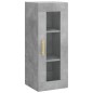 Highboard Betongrau 34,5x34x180 cm Holzwerkstoff Highboard Betongrau 34,5x34x180 cm Holzwerkstoff