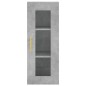 Highboard Betongrau 34,5x34x180 cm Holzwerkstoff Highboard Betongrau 34,5x34x180 cm Holzwerkstoff